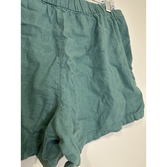 J.Crew Linen Blend Shorts Women's Medium 3" Inseam Summer Comfort - Picture 7 of 8